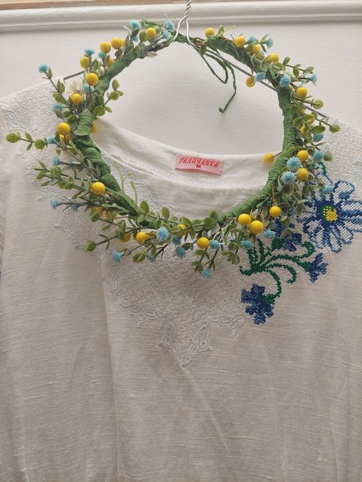 Вишите плаття лляне