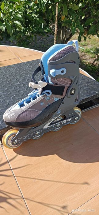 Patins de menina, 4 em linha - n.º 38