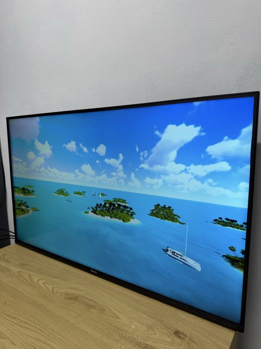 Телевізор 43 дюйми, 4К, SMART, Hisense