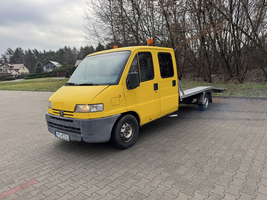 Peugeot Boxer najazd autolaweta 2.8idtd