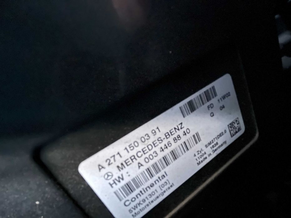 Sterownik silnika A271.150.0391 Mercedes W212 E klasa 1.8 CGI