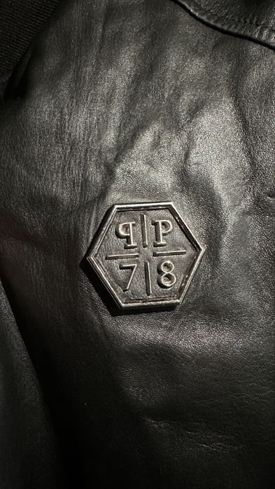 Кожаная куртка Филипп плейн , lether jecket Philipp Plein