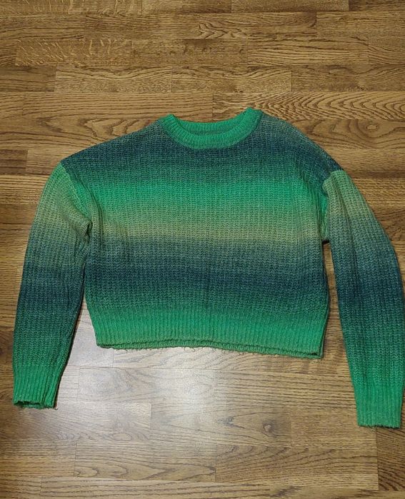 Светр зелений cropp s