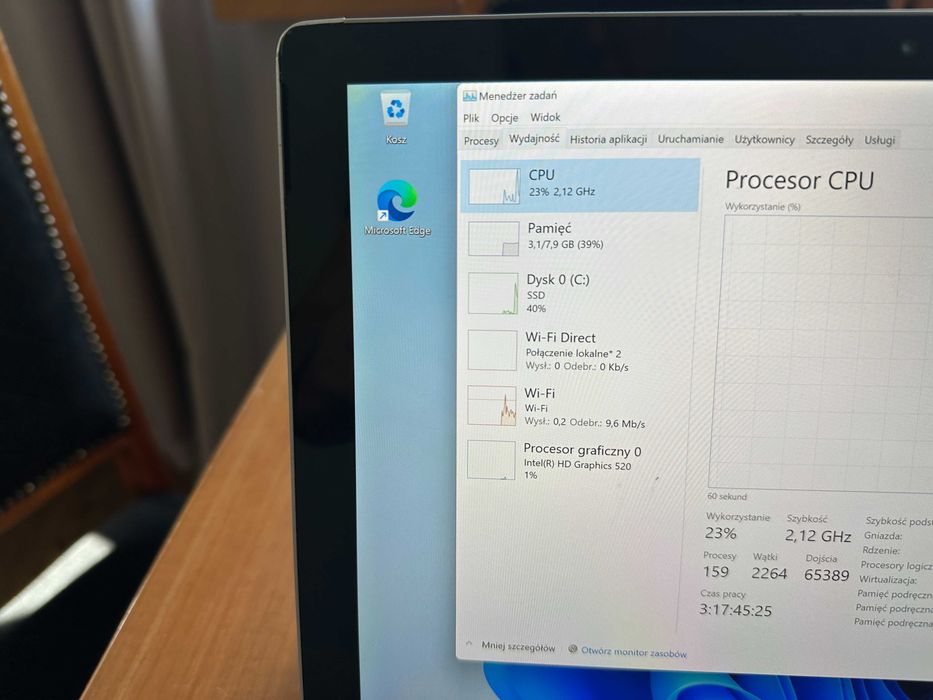 Microsoft Surface PRO 4 i5-6300U/8GB/256SSD/Win11
