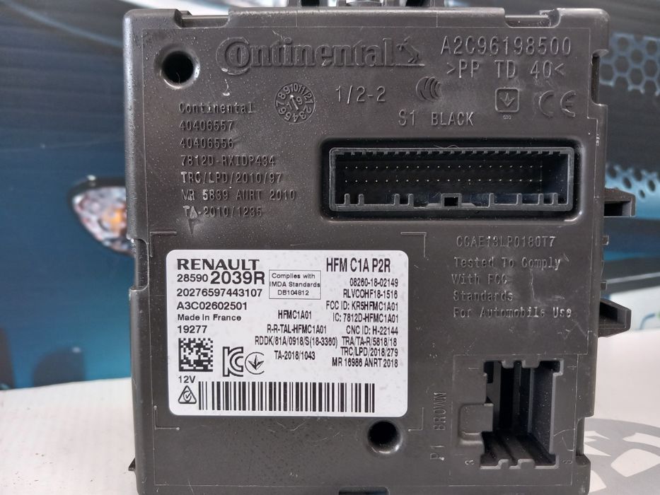 Módulo eletrónico Renault Zoe