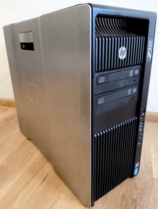 Komputer HP Z820 serwer 2 x XEON 24 rdzenie 128GB RAM 1TB SSD grafika
