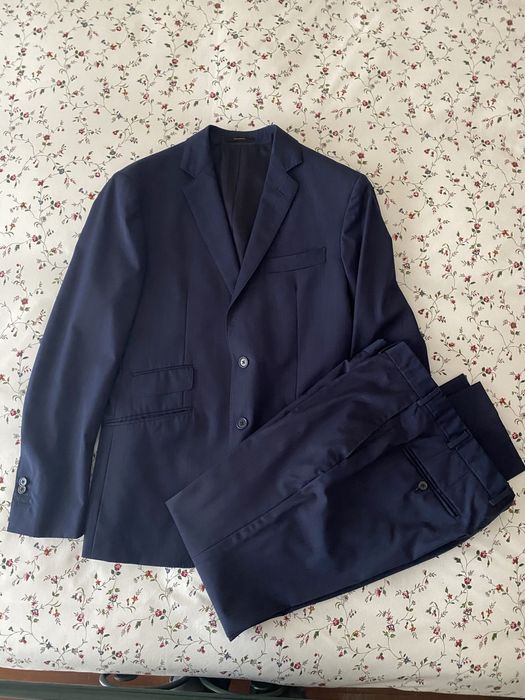 Fato da Massimo Dutti azul escuro