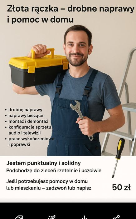 Złota rączka naprawy drobne