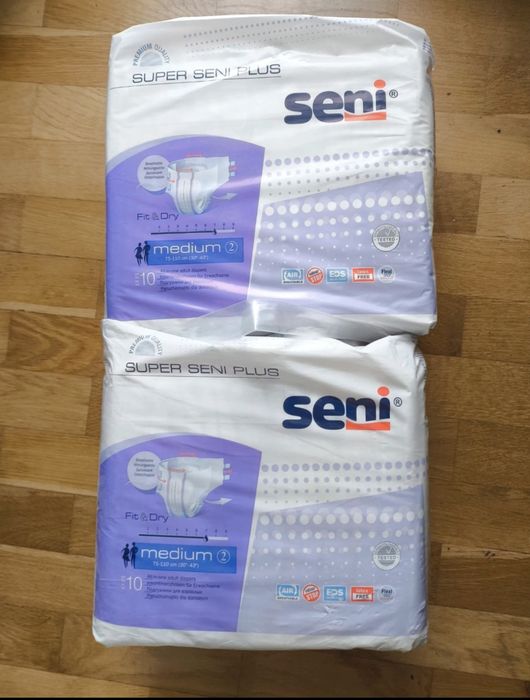 Super Seni Plus rozm M / 2 pieluchy pampersy dla dorosłych