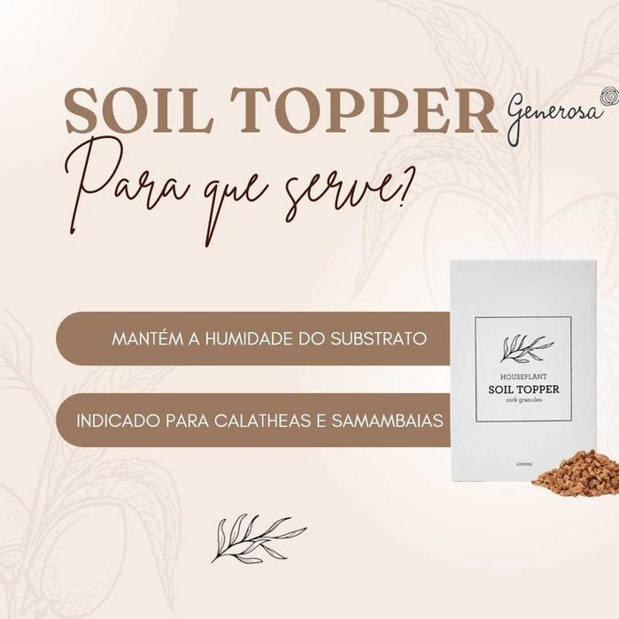 Soil Topper - Grânulos de cortiça