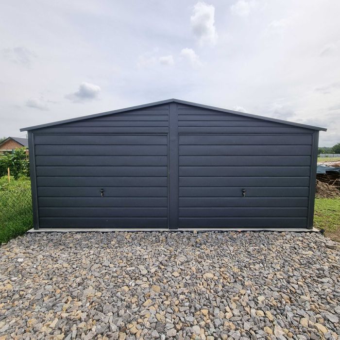 Garaż blaszany 6x6 / 6x5 / 6x5.8