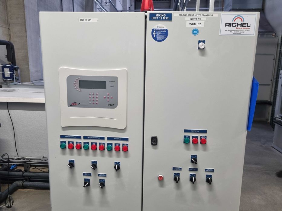 System nawadniania i fertygacji mieszalnik nawozów Richel UVGERMI