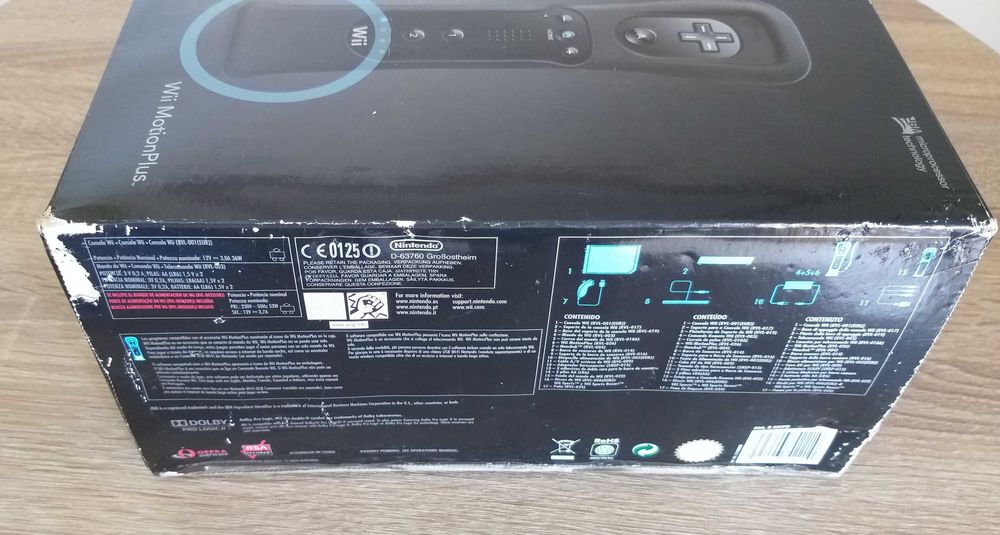 Caixa Nintendo Wii + manuais jogos Game Cube