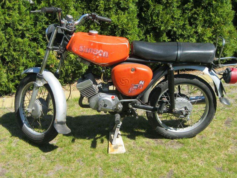 Motorower SIMSON S51 pierwszy właściciel od nowości oryginał zielone ...