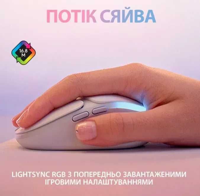 Миша Logitech G705 Lightspeed Wireless Gaming White (910-006367)