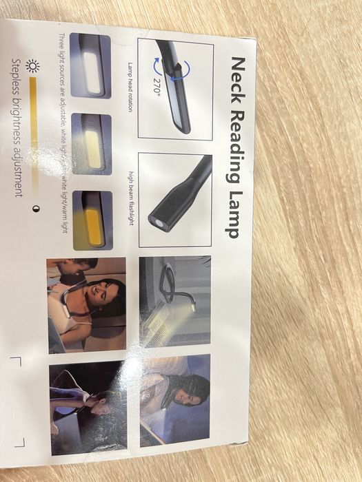 Світлодіодна Гнучка лампа світильник ліхтарик на шию руку ногу стіл