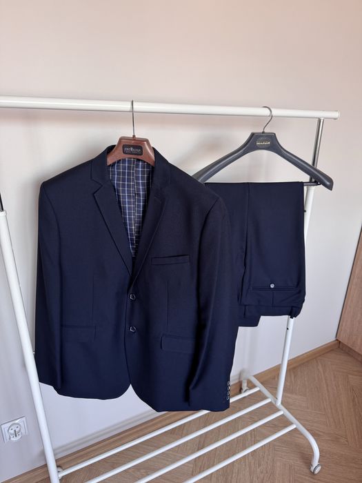 Garnitur Victor 176/124/112 ciemny granat