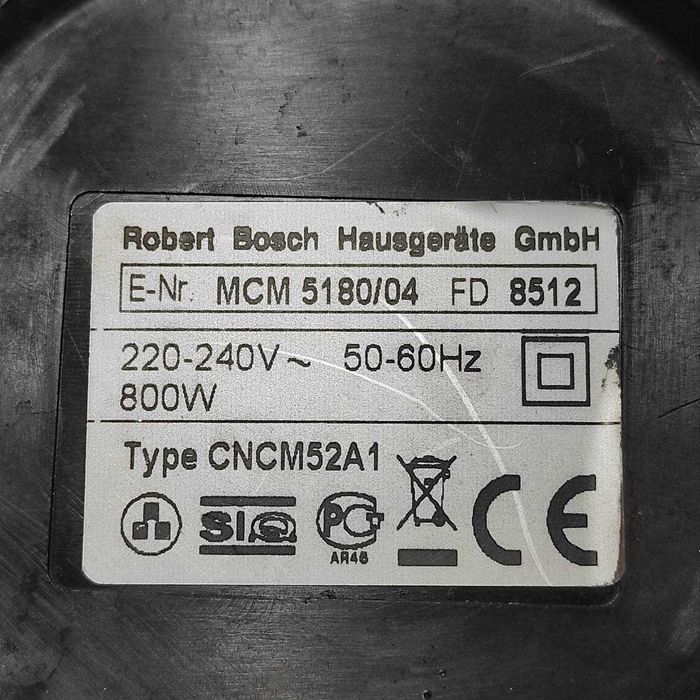 Запчасти кухонный комбайн Bosch MCM5180 MCM 5180 MCM5180/04