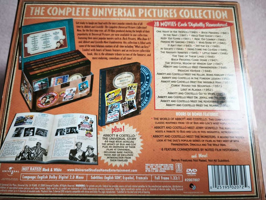 Abbott & Costello: The Complete Universal Pictures Collection DVD EN