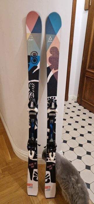 Narty Fischer Koa 75 155 cm + buty Salomon 26/26,5
