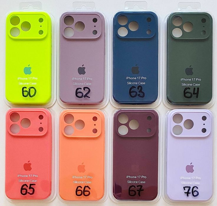 Чехол софттач Silicone Case на iPhone 17 Pro Max/ 17 Pro/ Air Чохол