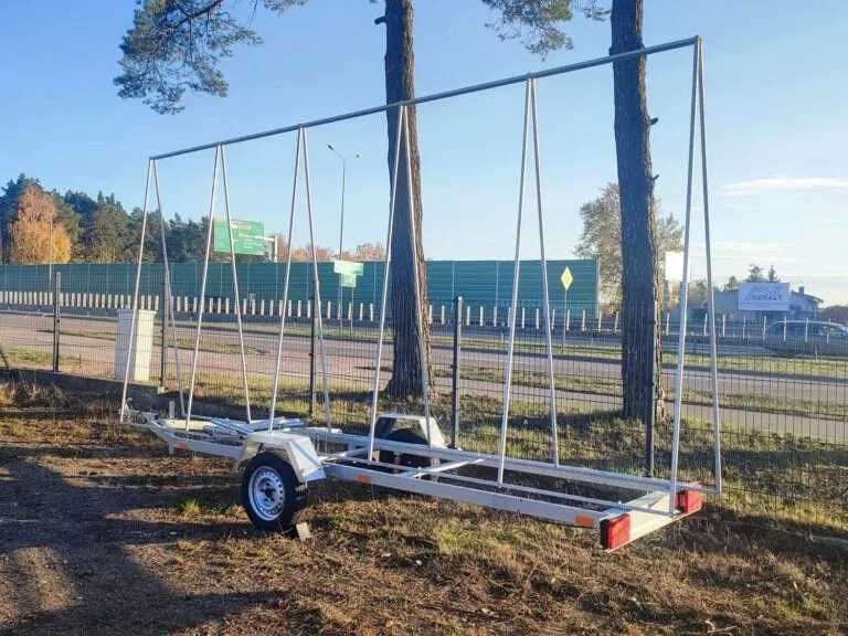 Wynajem przyczepy reklamowej, reklama stacjonarna.