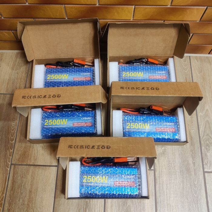 Новий Інвертор TATALIKEN 1600W (Чиста синусоїда), 12V / 220V, ЄВРО РОЗЕТКА