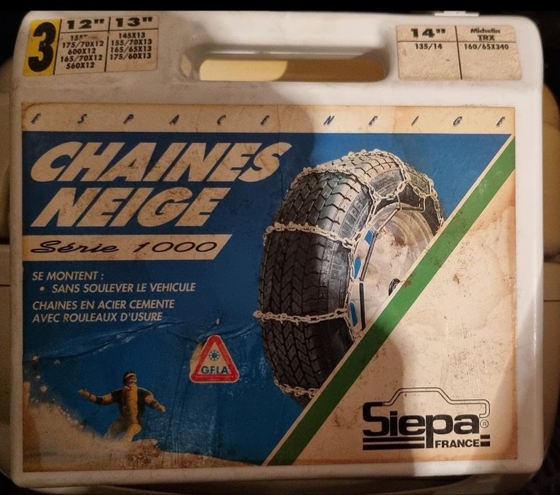 Correntes de neve jantes 12,13,14/ Michelin TRX 160/65x340