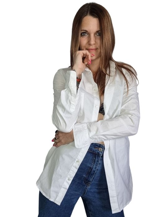 Biała długa koszula closed rozmiar S 36