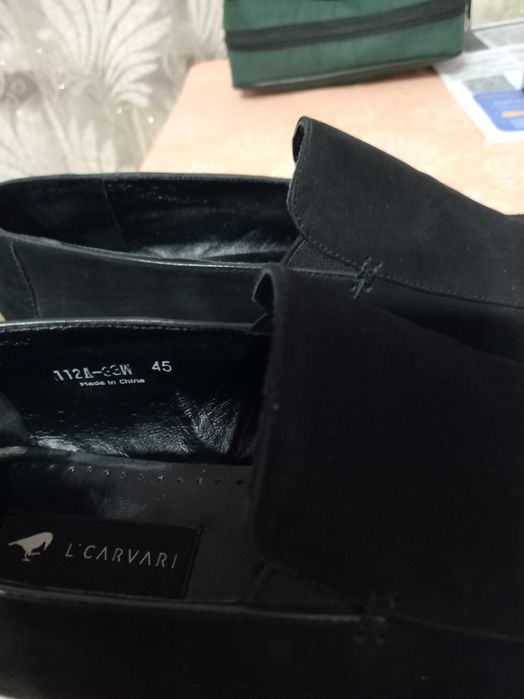 Туфлі замшеві чоловічі 45 розмір