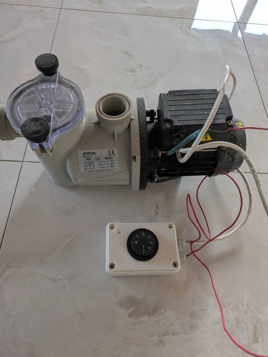 Піщаний фільтр для басейну Emaux Top-Mount Sand Filter (в комплекті з теплообмінником та насосом)