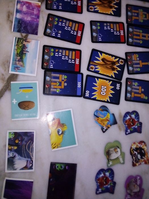 Conjunto de Cartas/Cromos Angry Birds