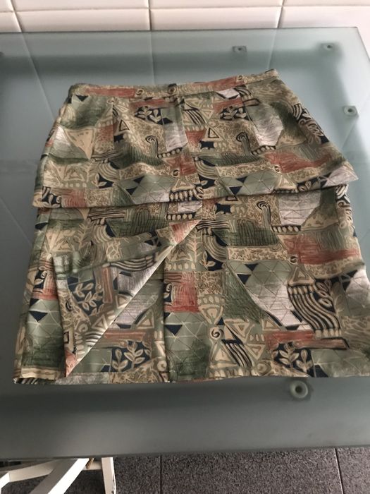 Saia forrada co racha