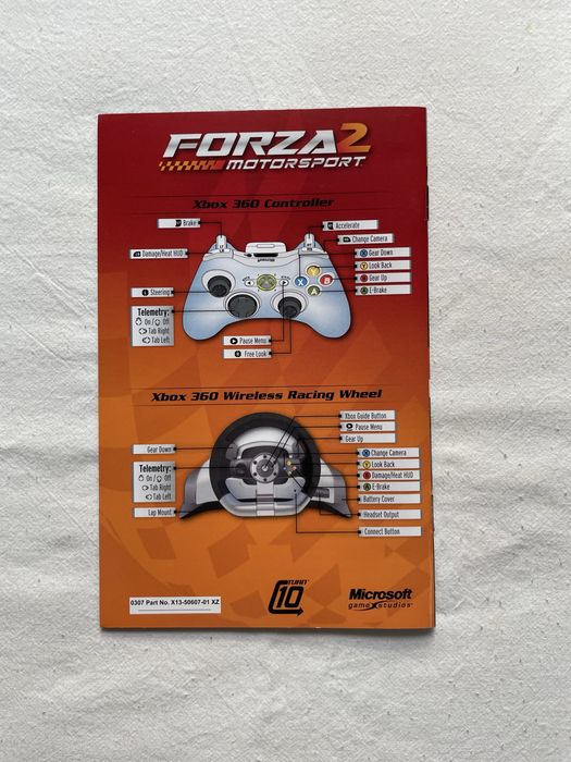 Capa e manual Forza Motorsport 2 - Xbox 360 [Envio grátis]
