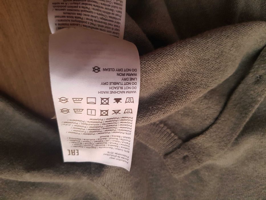 Sweterek oliwkowy name it 7-8 lat, roz. 122-128