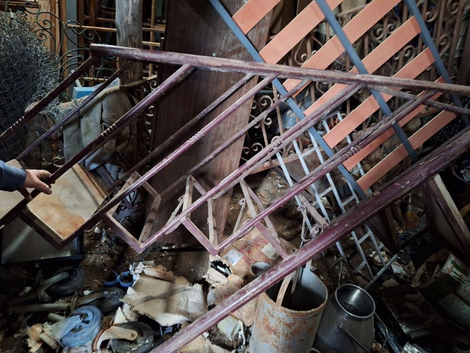 Escada caracol em ferro