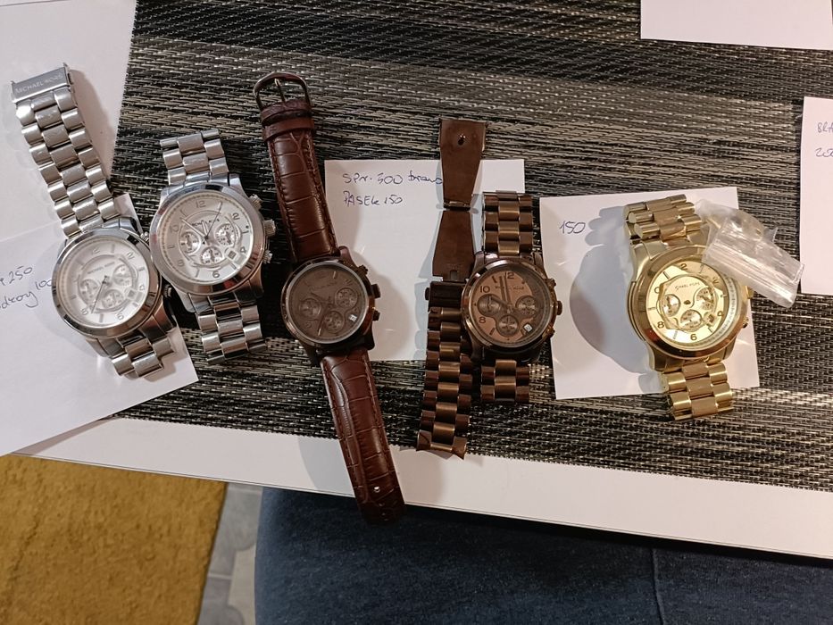 Sprzedam kilka zegarków Michael Kors