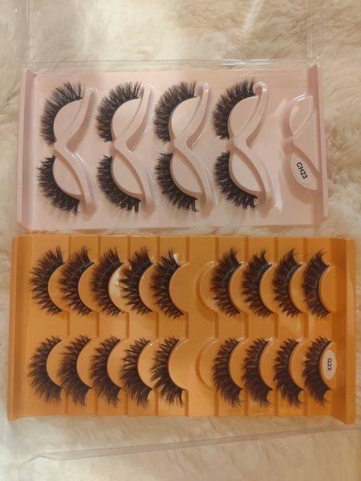 Sztuczne rzęsy na pasku zestaw 13 par na klej