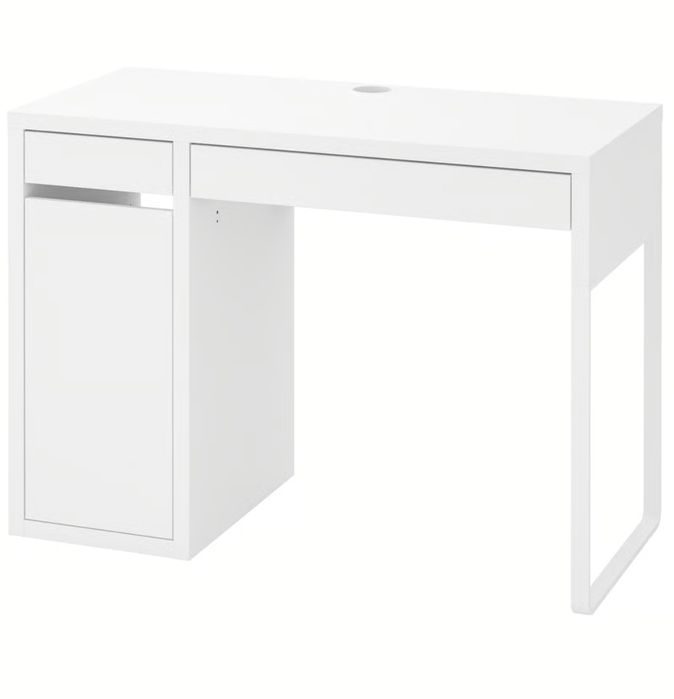 Secretaria  MICKE 105×50 cm
Secretária, branco, 105x50 cm