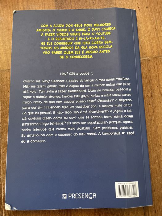 Livro “Miúdo Youtuber”