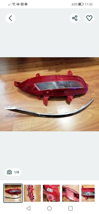 Hyundai Tucson  podłużnica  zderzak lampa gril