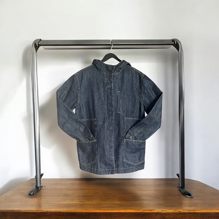 Kurtka jeansowa Pull&Bear z kapturem, rozmiar S