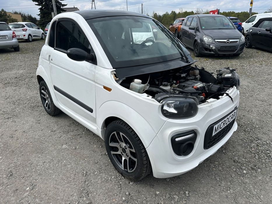 Microcar DUE Sprowadzony Automat Diesel Microcar Due uszkodzony Jeżdżący