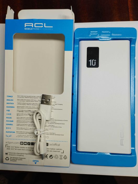 Повербанк, PowerBank, автономная зарядка 10000mAh ACL