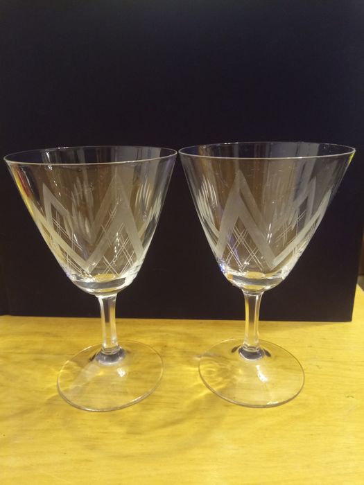 Kieliszki i szklanki PRL