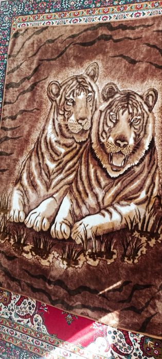 Плед на ліжко стрижений