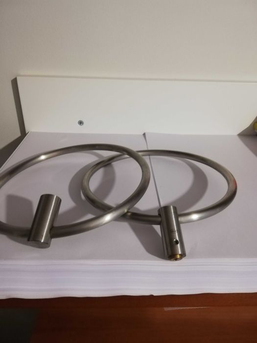 Toalheiros de Bidé em aço escovado como novos