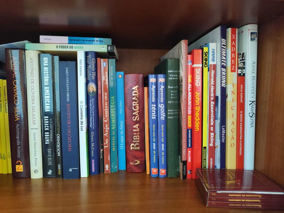Livros de excelentes autores portugueses e estrangeiros, desporto, infantil, BD, romance, história - English books too