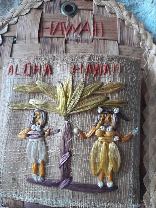 9 bases de copos"Offley" bolsa artesanal  de viagem/Hawai