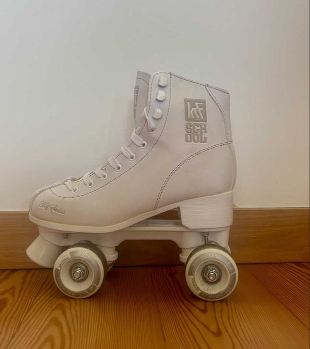 Patins KRF School Quad Tam. 37 + Proteções Oxelo Tam. S